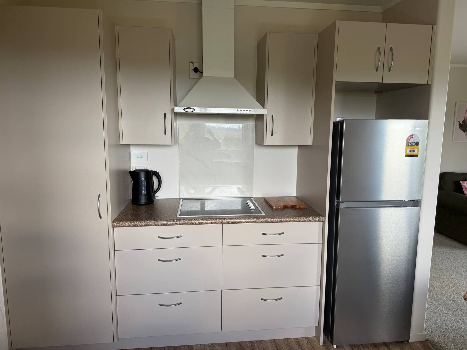 The cottage's fully equipped kitchen